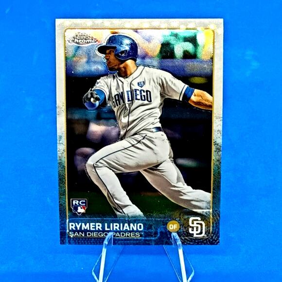2015 Topps Chrome - Rymer Liriano #116 (RC) - Picture 2 of 4
